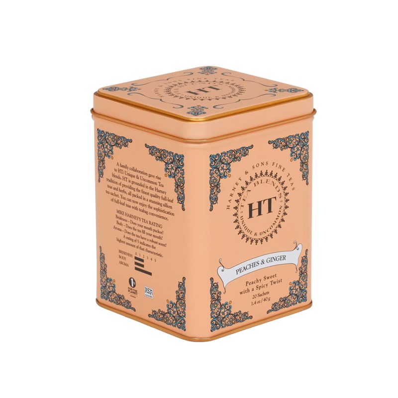 Harney & Sons Peaches & Ginger i teburk