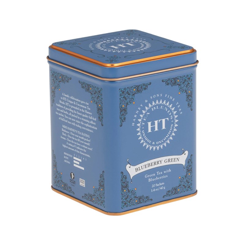 Harney & Sons Blueberry Green i teburk