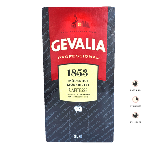Gevalia 153 UTZ mörkrost 2x2liter, Cafitesse