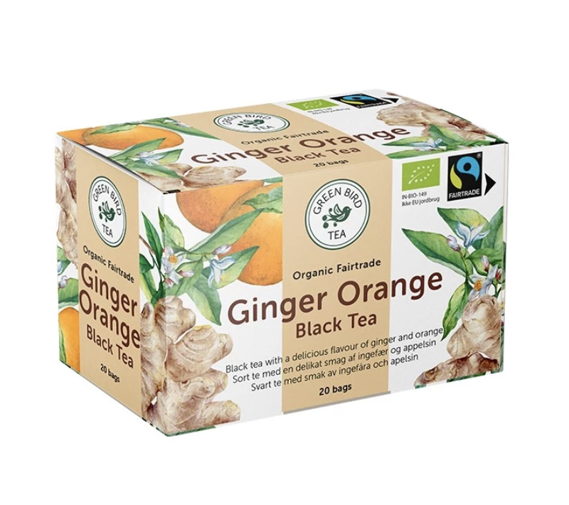 GBT Ingefära Apelsin EKO Fairtrade 20-pack