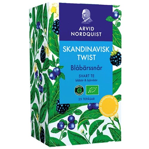 AN Blåbärssnår svart te, 1x25 tepåsar