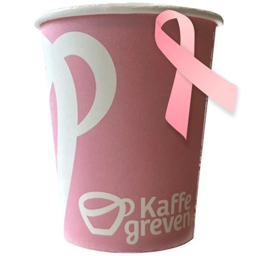 Kaffebägare Rosa Bandet