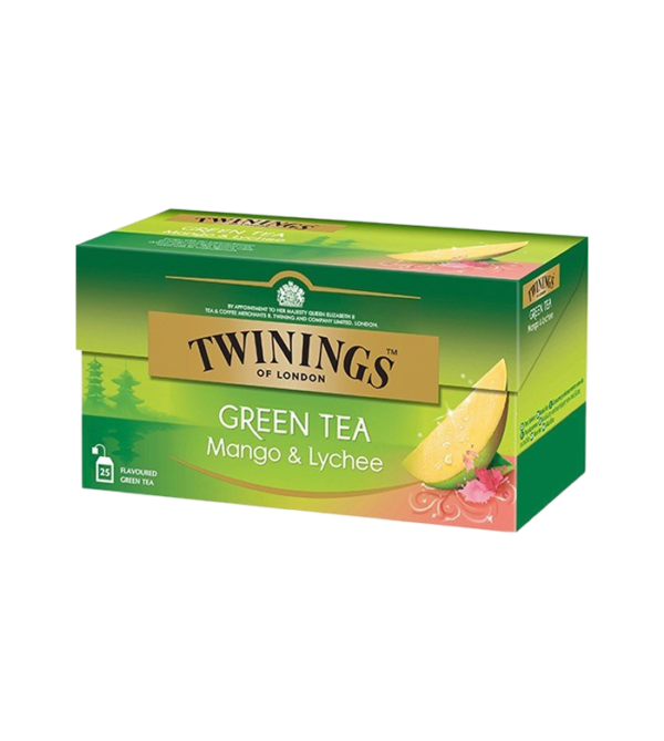 Twinings Grönt te Mango & Lychee 25-pack
