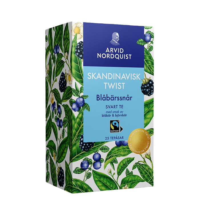 AN Blåbärssnår svart te, 1×25 tepåsar